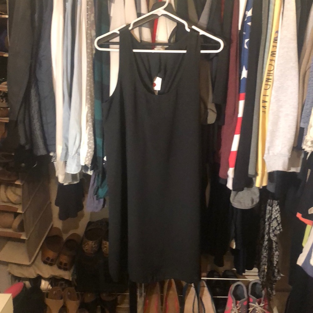 Little Black Dress w/ fun cape-ish detail